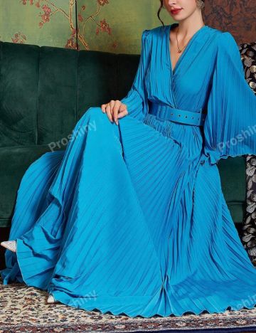 Rochie maxi Shein, albastru