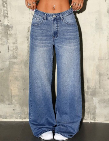 Jeans Shein, albastru