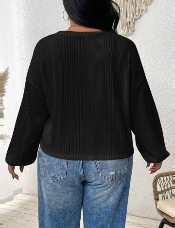 Bluză Shein Curve+, negru