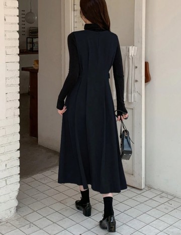 Sarafan DAZY by Shein, bleumarin