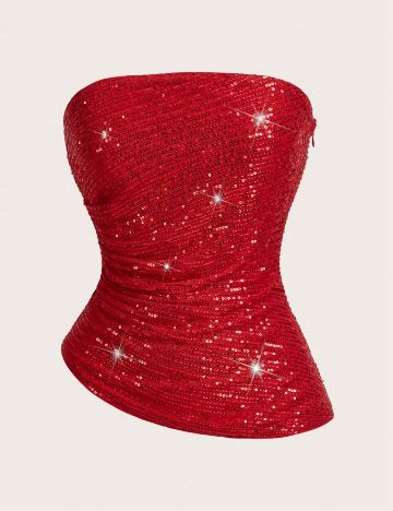 Top Shein, roșu