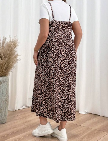 Rochie midi Shein, mix culori