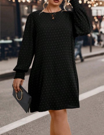 Rochie mini Shein Curve+, negru