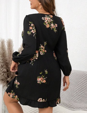 Rochie mini Shein Curve+, negru