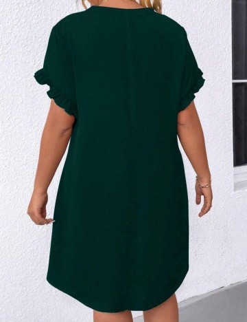Rochie mini Shein Curve+, verde