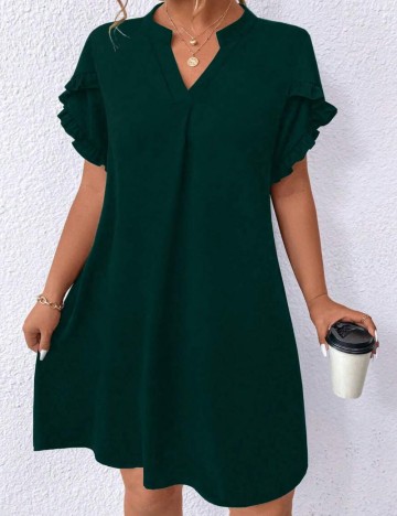 Rochie mini Shein Curve+, verde
