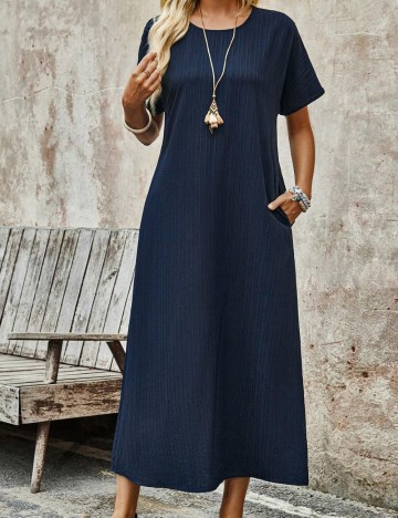 Rochie midi Shein, bleumarin
