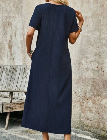 Rochie midi Shein, bleumarin