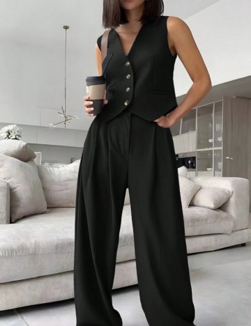 Compleu Shein Curve+, negru