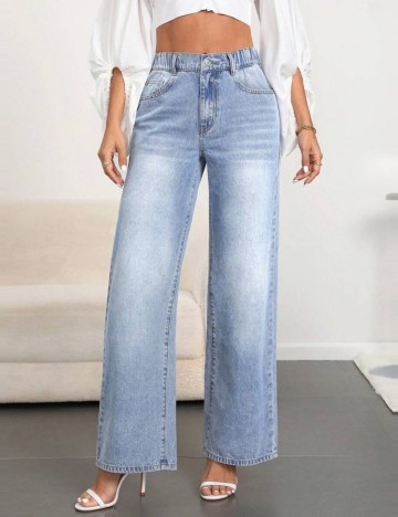 Jeans Shein, albastru