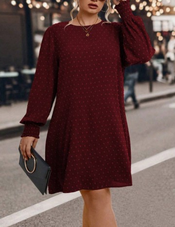 Rochie mini Shein Curve+, vișiniu
