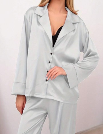 Compleu pijamale Shein, gri