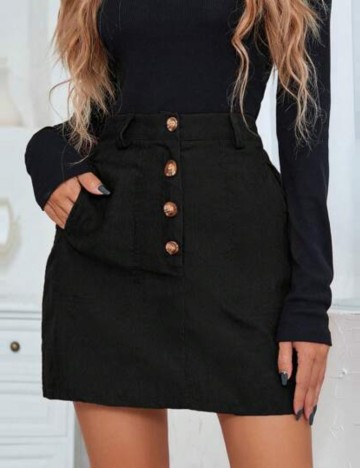 Fustă mini Shein, negru