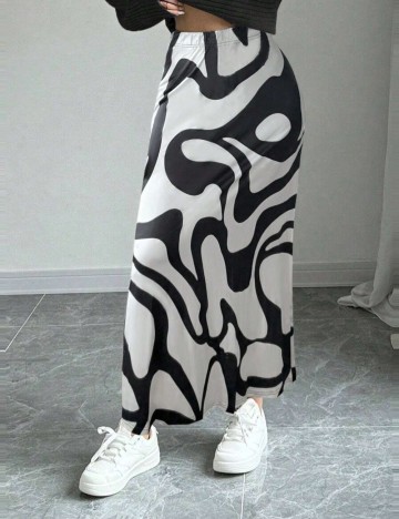 Fustă maxi Shein, mix culori