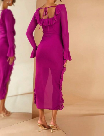 Rochie midi SHEIN BAE, mov