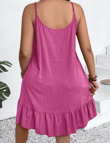 Rochie mini Shein Curve+, roz