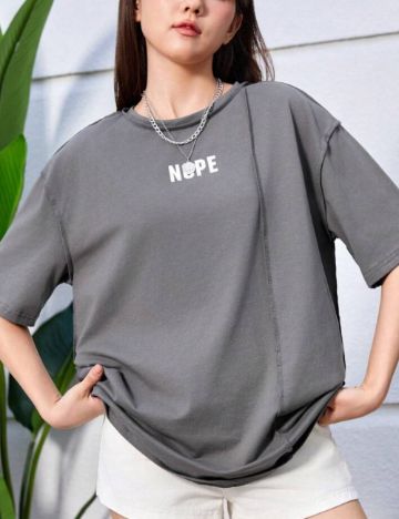 Tricou Shein, gri