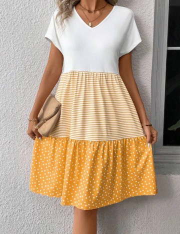 Rochie mini Shein, mix culori