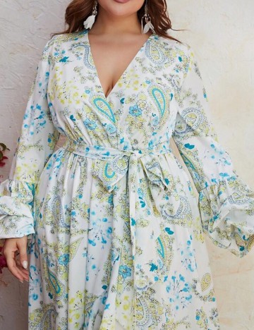 Rochie maxi Shein, mix culori