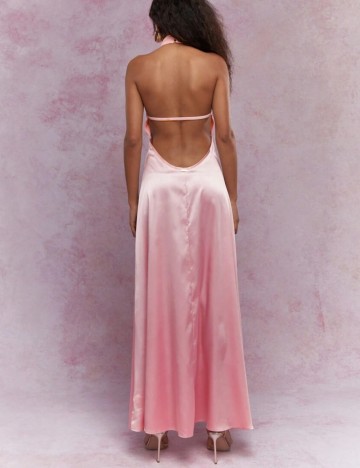Rochie maxi Missguided by Shein, roz