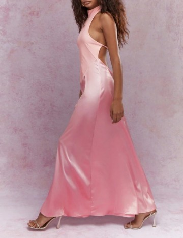 Rochie maxi Missguided by Shein, roz