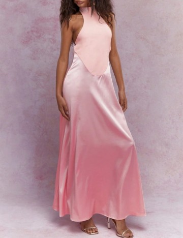 Rochie maxi Missguided by Shein, roz