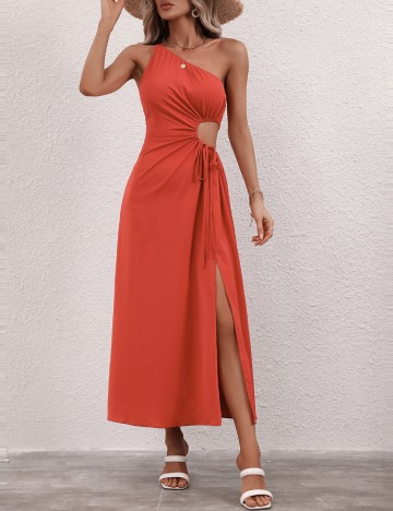 Rochie maxi Shein, portocaliu