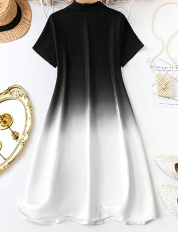 Rochie maxi Shein Curve+, mix culori