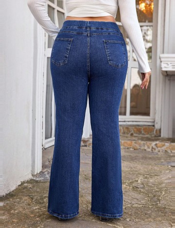 Jeans Shein Curve+, albastru