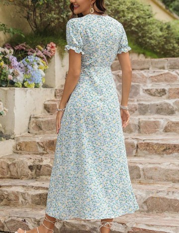 Rochie midi Shein, mix culori