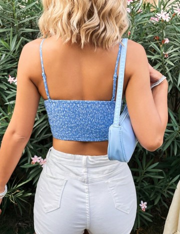 Top Shein, albastru