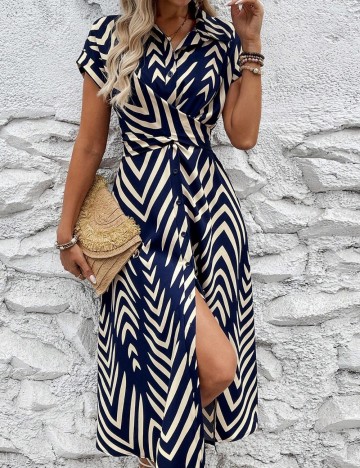 Rochie midi Shein, mix culori
