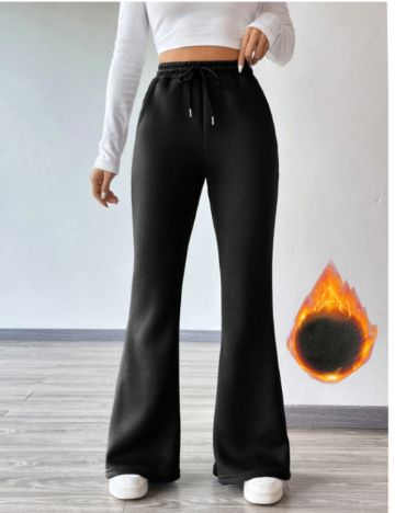 Pantaloni de trening Shein, negru