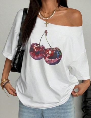 Tricou Shein, alb