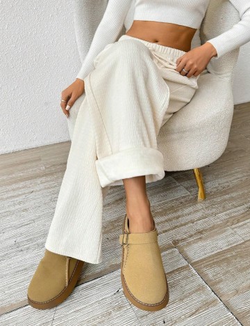 Pantaloni Shein, crem
