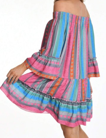 Rochie mini Shein, mix culori