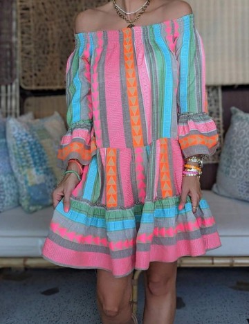 Rochie mini Shein, mix culori