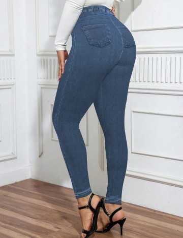 Colanti Shein Curve+, albastru