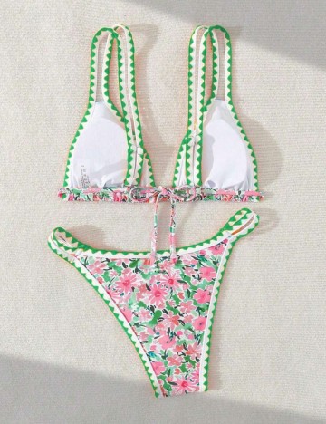 Costum de baie Shein, mix culori