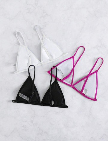 Set sutiene de baie Shein, mix culori