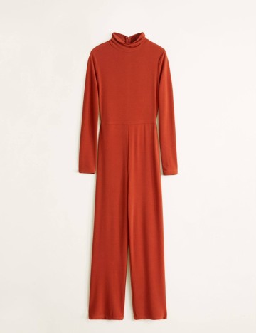 Salopetă lungă Mango, caramiziu