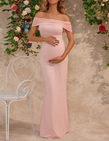 Rochie maxi Shein, roz