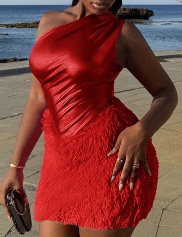Rochie mini Shein, roșu