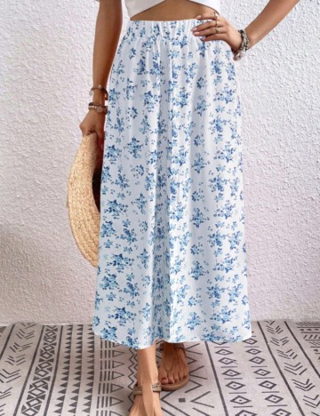 Fustă maxi Shein, mix culori