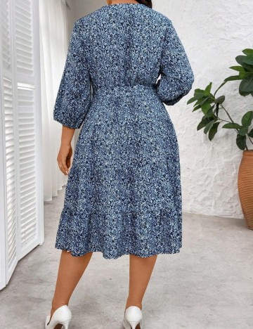 Rochie midi Shein, mix culori