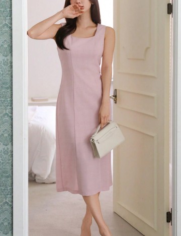 Rochie maxi Shein, roz