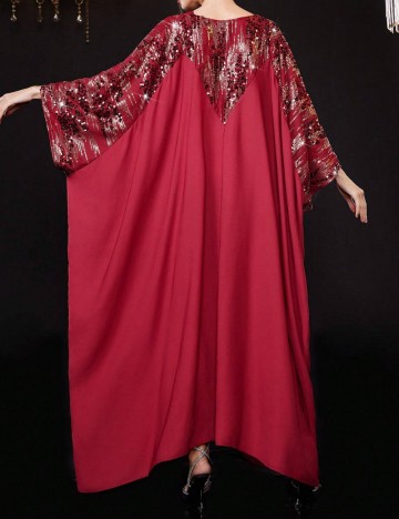 Rochie maxi Shein, vișiniu