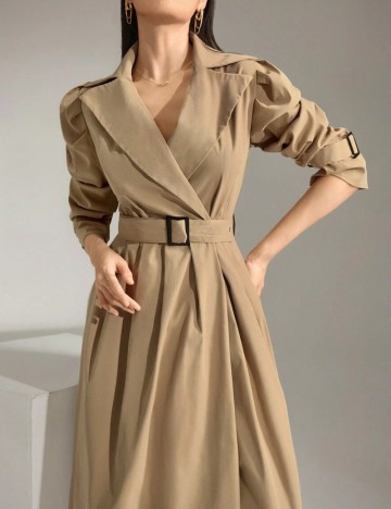 Rochie midi Shein, bej