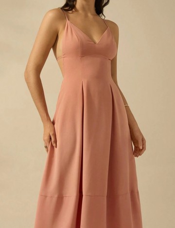 Rochie midi Shein, roz