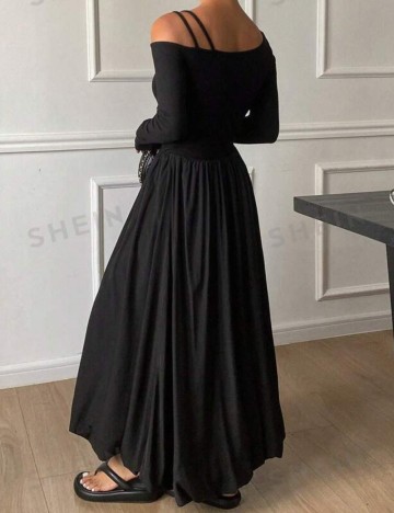 Rochie maxi Shein, negru